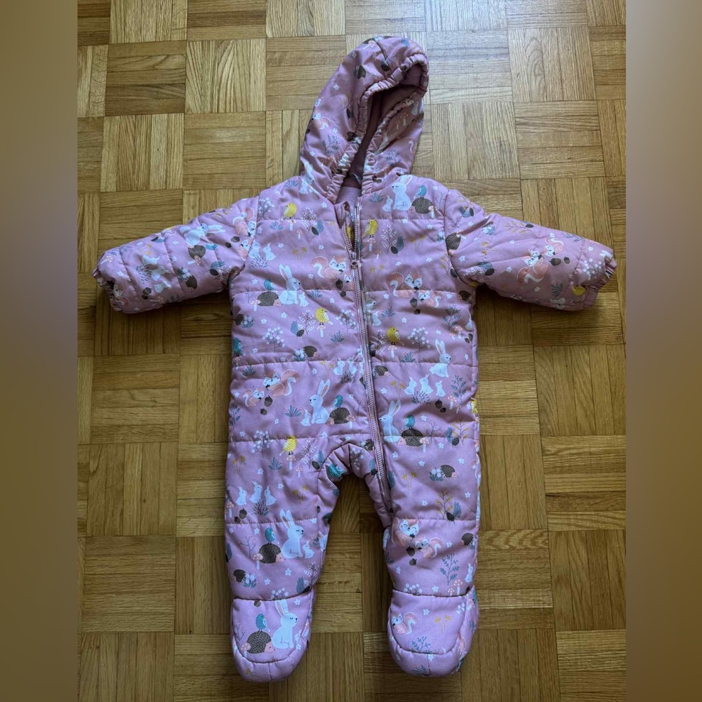 Pink Kids Puffer Jacket